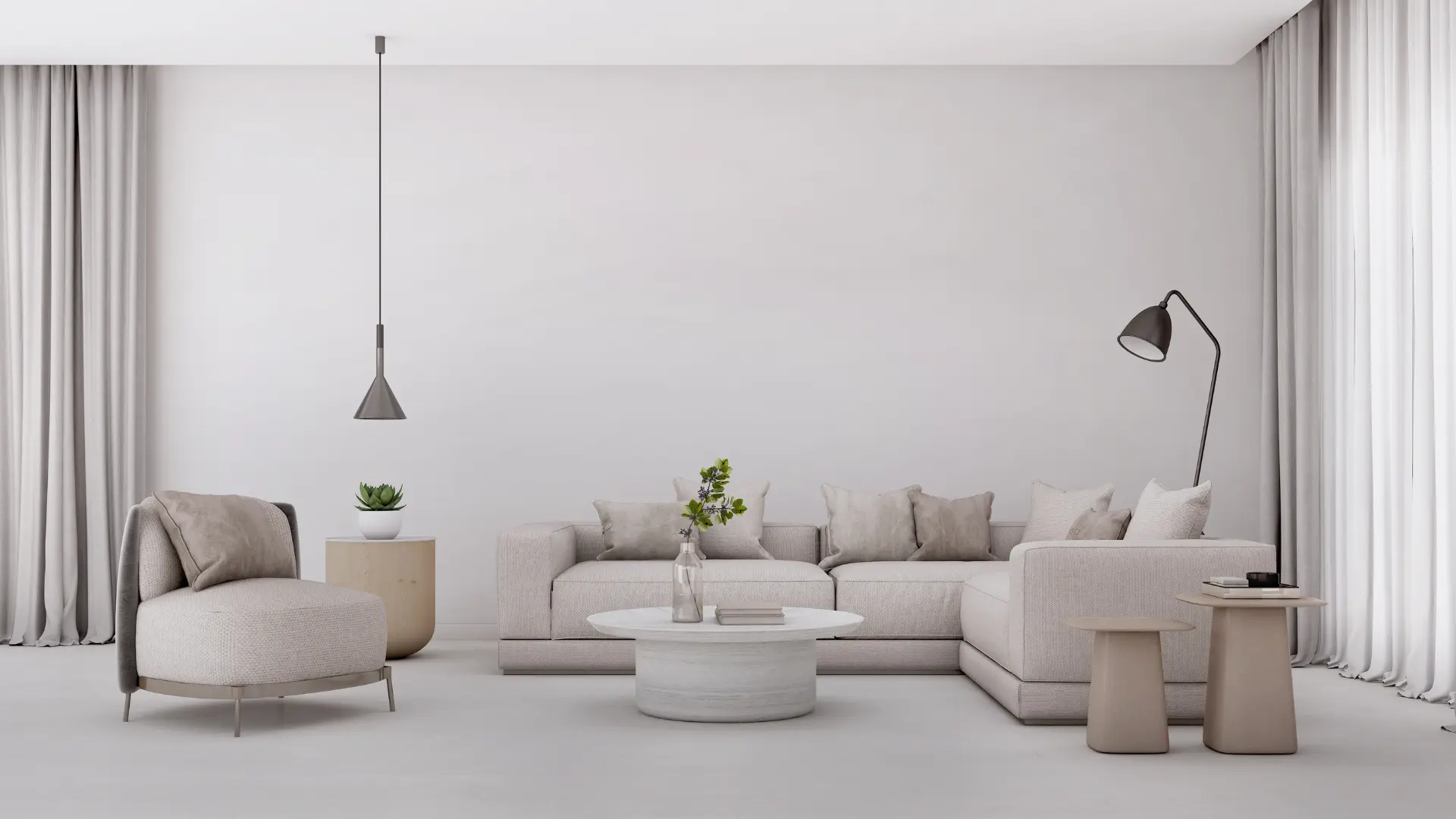 Modern apartment interior at Urban Trilla Apartments